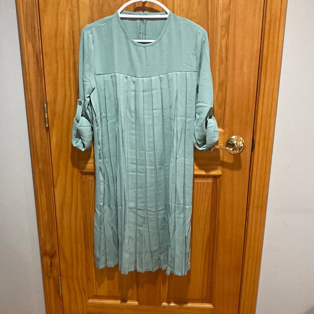 Pleated Long Sleeve Tunic